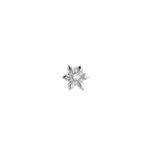 Snowflake with gemstone